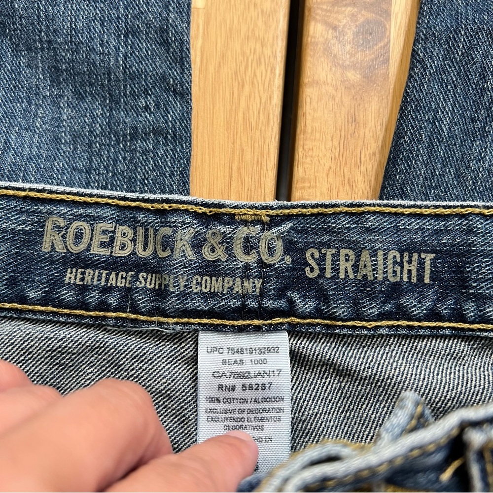 Roebuck & Co. Boys Straight Leg Blue Jeans - Picture 3 of 7